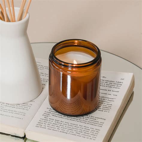 8 Oz Empty Candles Jars Glass Jars With Metal Lids And Labels Perfect For Candle Jars For Making