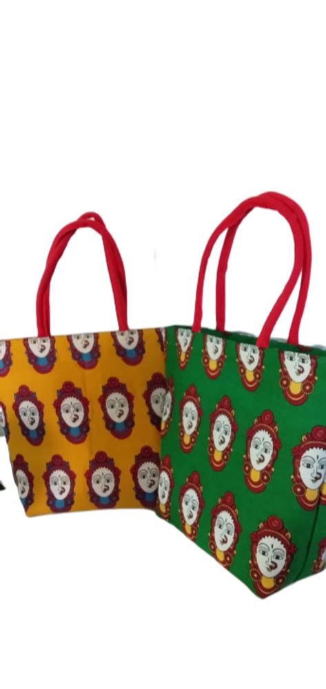 Multicolor Fabric Rubis Bags Kalamkari Jute Hand Bag At Rs 350 Piece In