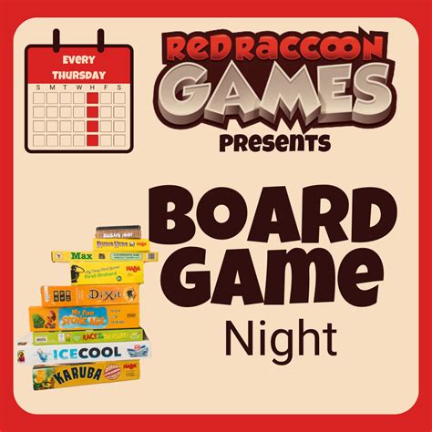 Event Board Game Night Thubgn