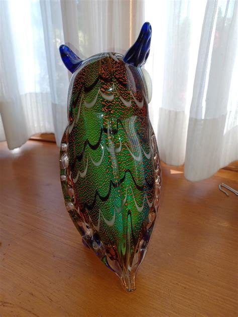 Vintage Glass Mcm Owl Art Estatesales Org