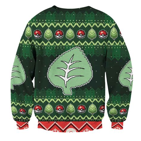 Bulbasaur Wool Knitted Sweater Christmas Pokemon 3d Sweater Teeruto