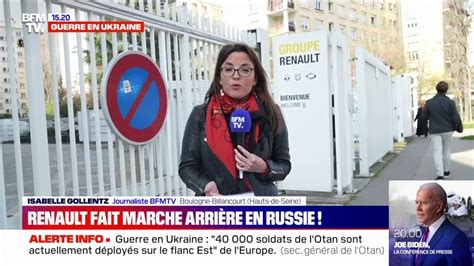 Guerre en Ukraine Renault suspend les activités de son usine de Moscou