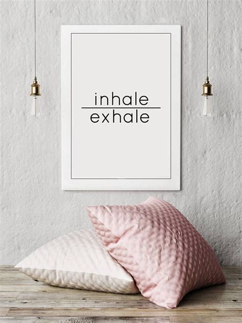 Zen Decor Zen Art Buddha Wall Art Yoga Inspired Print Yoga Typography