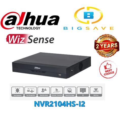 Dahua Ch Channel Nvr Hs I Compact U Hdd Wizsense Network