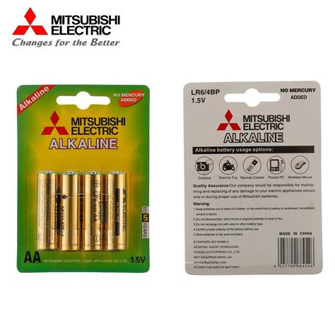 Mitsubishi Lr Aa Alkaline V Aa Dry Battery Cell Remote Control Toy