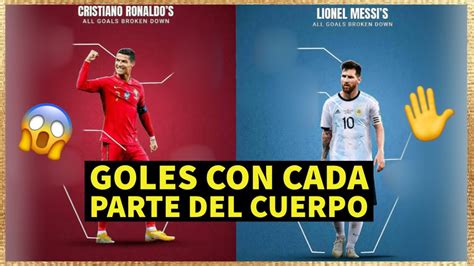 GOLES De CRISTIANO Y MESSI Con CADA PARTE Del CUERPO Con El Bicho