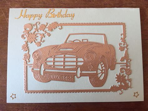 Car Birthday Card Cards Handmade Birthday Cards Cars Birthday