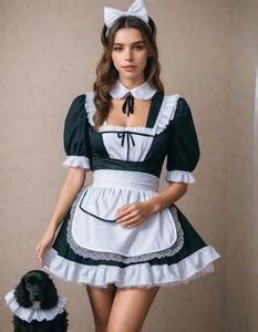 French Maid Costume Fancy Dress Face Swap Insert Your Face Id