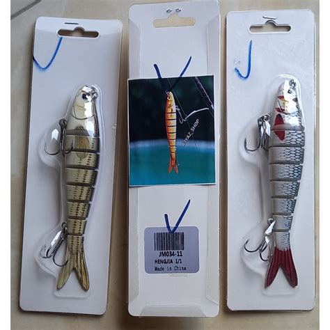 Jual Umpan Alat Pancing Casting Fish Lure Bentuk Tiruan Ikan Mirip Asli