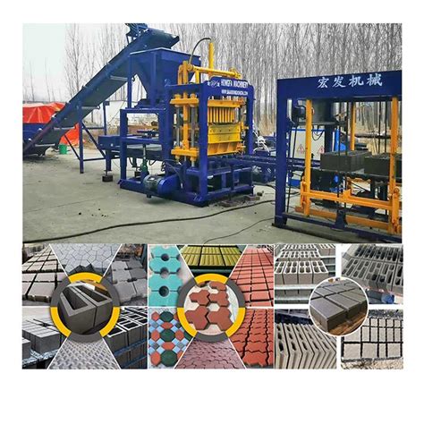 Qt4 15 Small Block Making Machine Concrete Holland Brick Of Cement