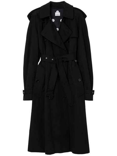 Burberry Double Breasted Trench Coat Farfetch