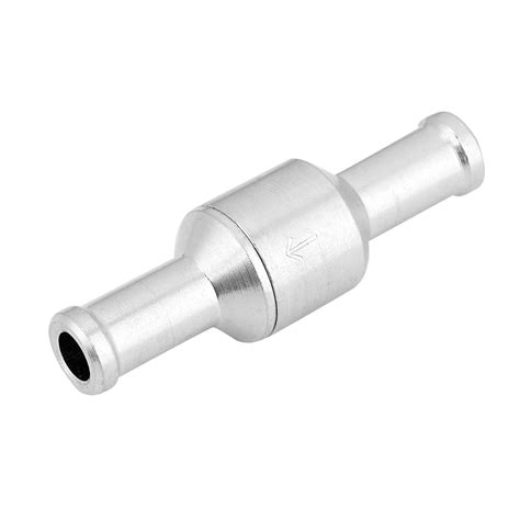 Step Aluminium Inline Straight Check Valve Fuel Diesel Gas Liquid Air