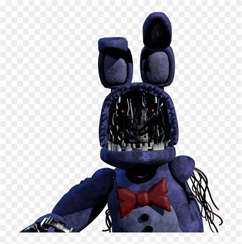 Face Transparent Bonnie - Fnaf 2 Withered Bonnie Clipart (#2060602 ...