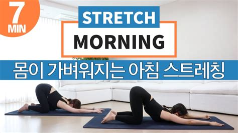 매일 아침이 바뀌는 굿모닝 스트레칭 뻑적지근한 몸이 가벼워지는 마법의 7분 전신 스트레칭 눈뜨자마자 따라하는 스트레칭