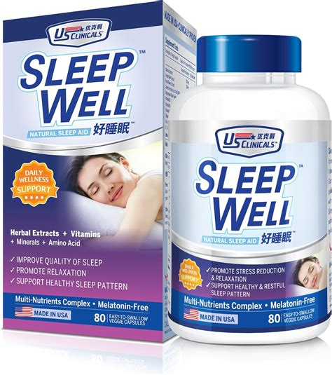 Us Clinicals Sleep Well Capsules 80 Count Amazonsg Health