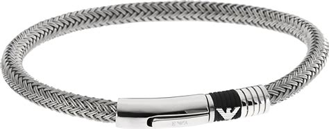 Emporio Armani EGS1623040 Bracciale Da Uomo Acciaio Inossidabile