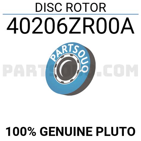 DISC ROTOR 40206ZR00A | Pluto Parts | PartSouq
