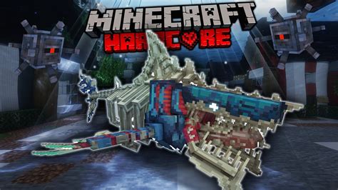 100 Ngày Sinh Tồn Tận Thế Lũ Lụt Trong Minecraft Hardcore BIG Shark