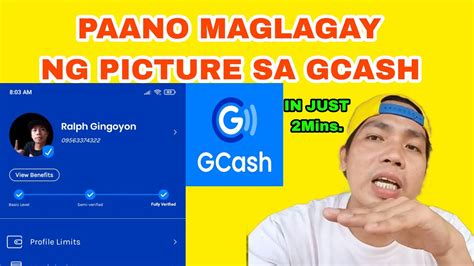 Paano Maglagay Ng Profile Picture Sa Gcash How To Put Picture In Gcash