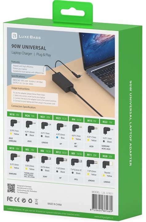 Universele Laptop Adapter W W W Geschikt Voor Asus Acer