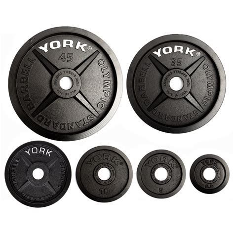 2″ Legacy Cast Iron Precision Milled Olympic Plate York Barbell