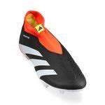 Adidas Predator League Laceless FG Solar Energy Noir Blanc Rouge