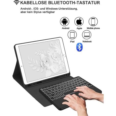 Coque Clavier Avec Touchpad Pour Ipad 9 7 Iipad 6Ème Génération 2018