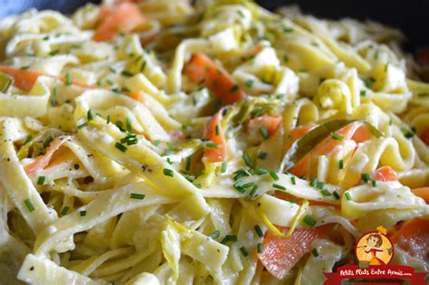 Recette De Tagliatelles La Fondue De Poireaux Petits Plats Entre Amis