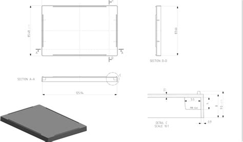 Tech Drawing PCR Tube Strip Adapter Lid Azenta Life Sciences