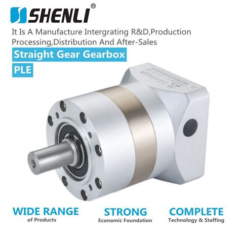 China Customized Low Speed Ple Straight Gear Gearbox Reducer