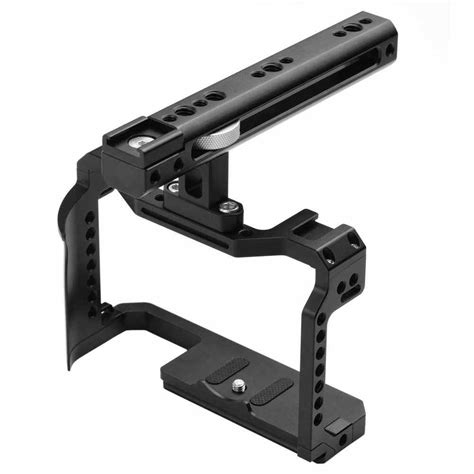 Aluminum Alloy Camera Cage Video Rig Stabilizer With Top Handle Grip