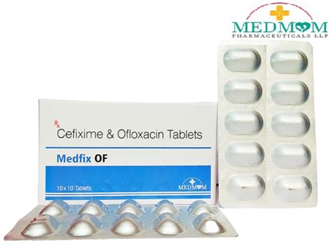 Medfix Of Cefixime And Ofloxacin Tablet Mg At Rs Box In