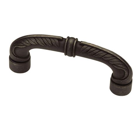 Liberty Rustique 3 In 76mm Distressed Oil Rubbed Bronze Laurel