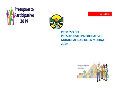 PDF PROCESO DEL PRESUPUESTO PARTICIPATIVO MUNICIPALIDAD Aspectos