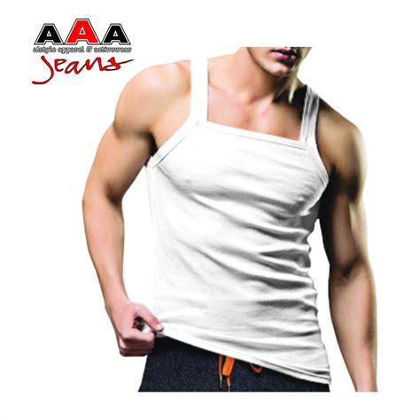 Sando Square Neck Top Tank Adult White Shopee Philippines