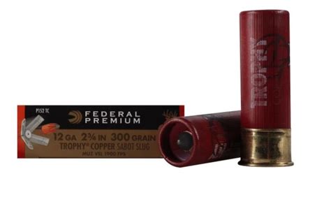 Federal Premium Vital Shok Ammunition 12 Gauge 2 34 300 Grain Trophy