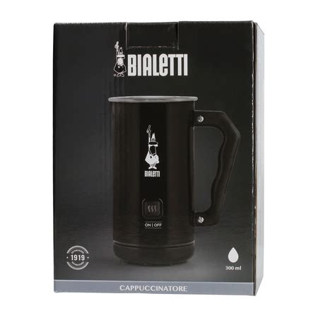 Bialetti Milk Frother Mkf Nero Elektryczny Spieniacz Do Mleka