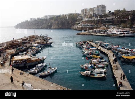Antalya Harbour and Marina Stock Photo - Alamy