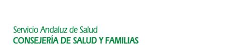 Servicio Andaluz de Salud Consejería de Salud y Familias Junta de