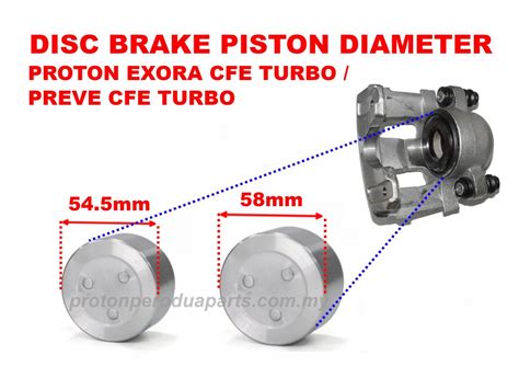 Front Disc Brake Caliper Rebuild Repair Kit For Proton Exora Preve