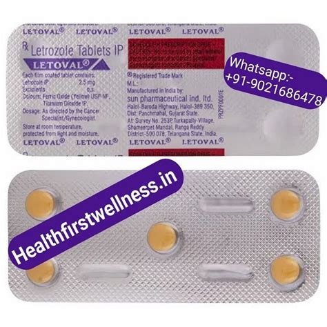 Letoval Tab Letrozole Tablet Sun Pharmaceutical At Rs Strip