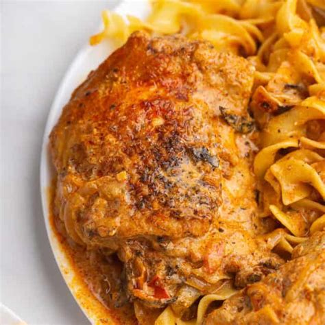 Chicken Paprikash The Kitchen Magpie