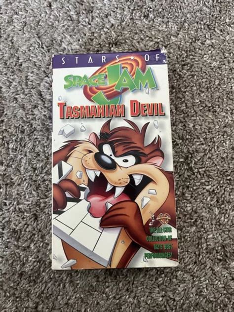 Stars Of Space Jam Tasmanian Devil Vhs Eur Picclick It