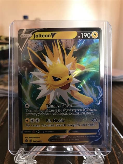 Mavin JOLTEON V Evolving Skies Promo Full Art Pokemon Card