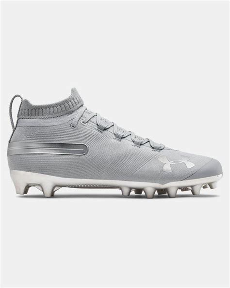 Under Armour Mens Ua Spotlight Suede Mc Football Cleats In Grey For Men Lyst Canada