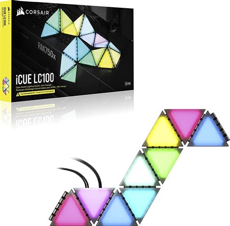 Corsair Icue Lc100 Case Accent Lighting Panels Mini Triangle 9x Tile