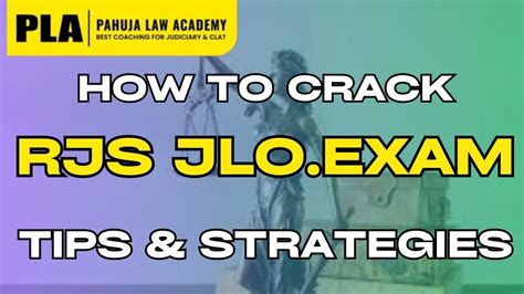 How To Crack RJS JLO Exam Tips Strategies