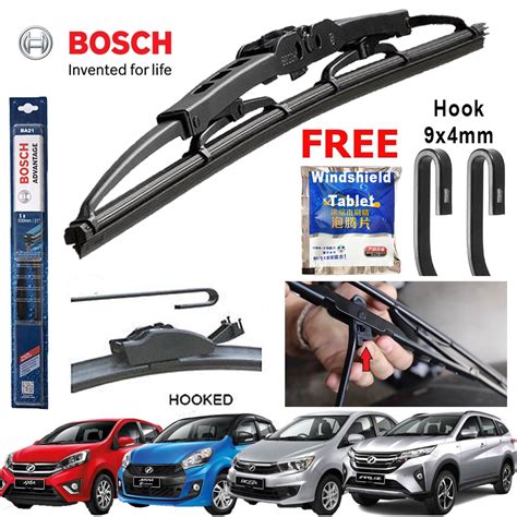 FOR PERODUA CAR Free Gift BOSCH ADVANTAGE WIPER BLADE COMPATIBLE ALL