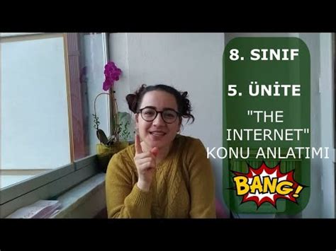 8 SINIF İNGİLİZCE GENEL TEKRAR 5 ÜNİTE KONU ANLATIMI l THE INTERNET