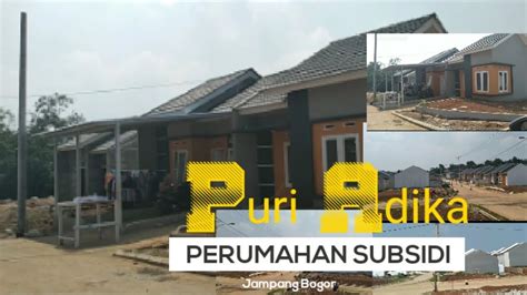 PURI ADIKA Perumahan Subsidi Rumah Murah Jampang Bogor YouTube